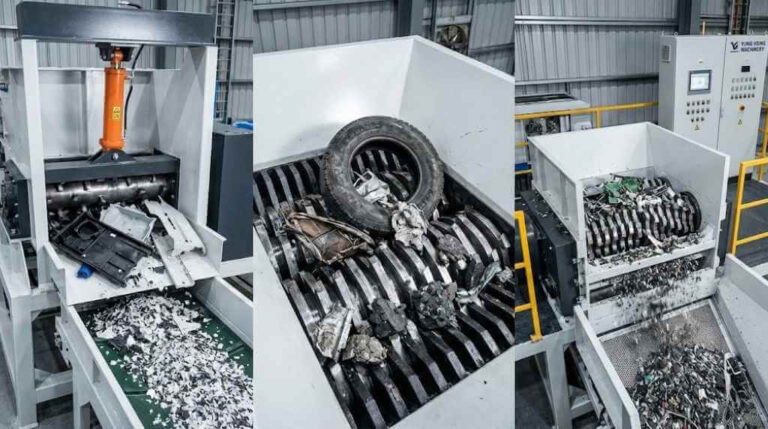 Single, Twin, or Quad-Shaft Shredder